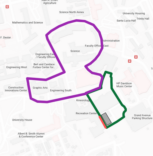 Mustang Showdown 24 Course Map