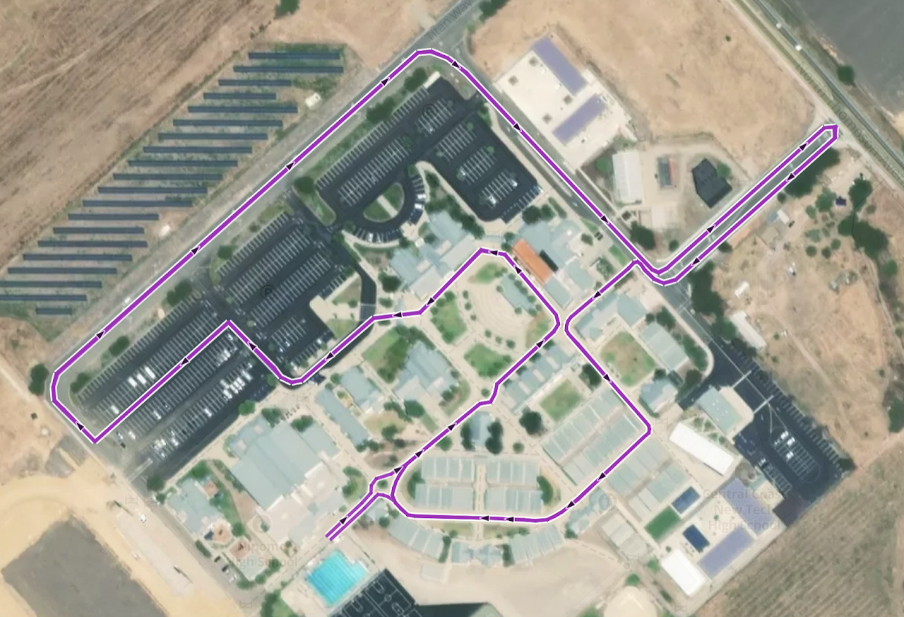 Mustang Showdown 25 Bike Course Map
